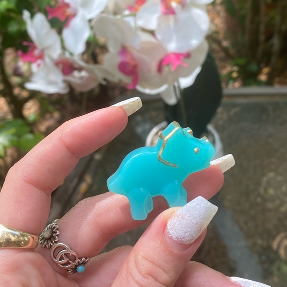 Dinosaur Magnets Blue Teal PACK OF 4 🦕 🦖 - Picture 5 of 15